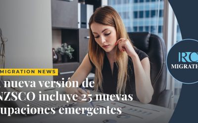 La nueva versión de  ANZSCO incluye 25 nuevas  ocupaciones emergentes