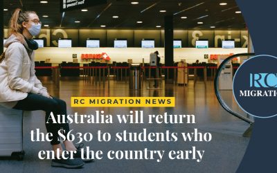 Australia will return the $630 to students who enter the country early