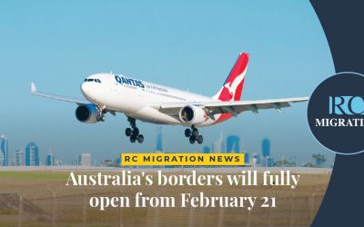 Australia’s borders will fully open from February 21