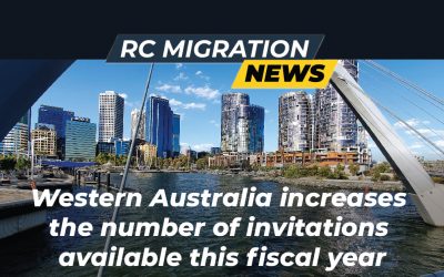 Western Australia increases the number of invitations available this fiscal year