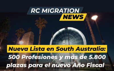 Nueva Lista en South Australia: 500 Profesiones y más de 5800 plazas