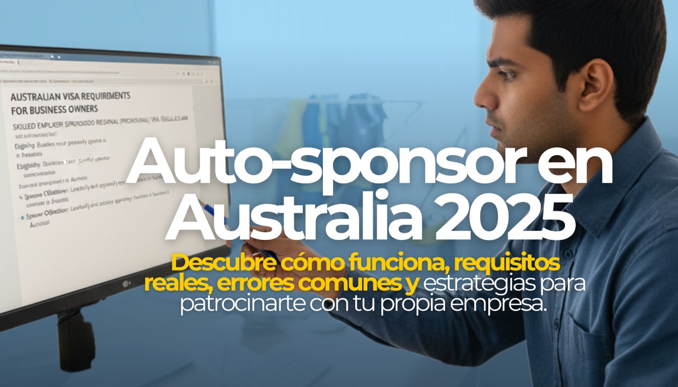Auto-sponsor en Australia: cómo hacerlo, riesgos, trucos y si realmente ...