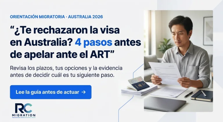 ¿Te rechazaron la visa en Australia? 4 pasos antes de apelar ante el ART.